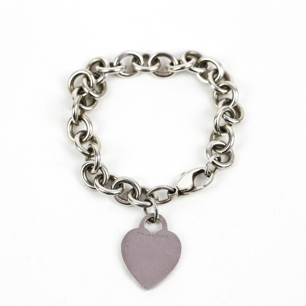 TIFFANY & CO. Heart Pendant Bracelet